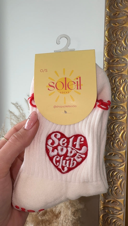 self love club grippy socks