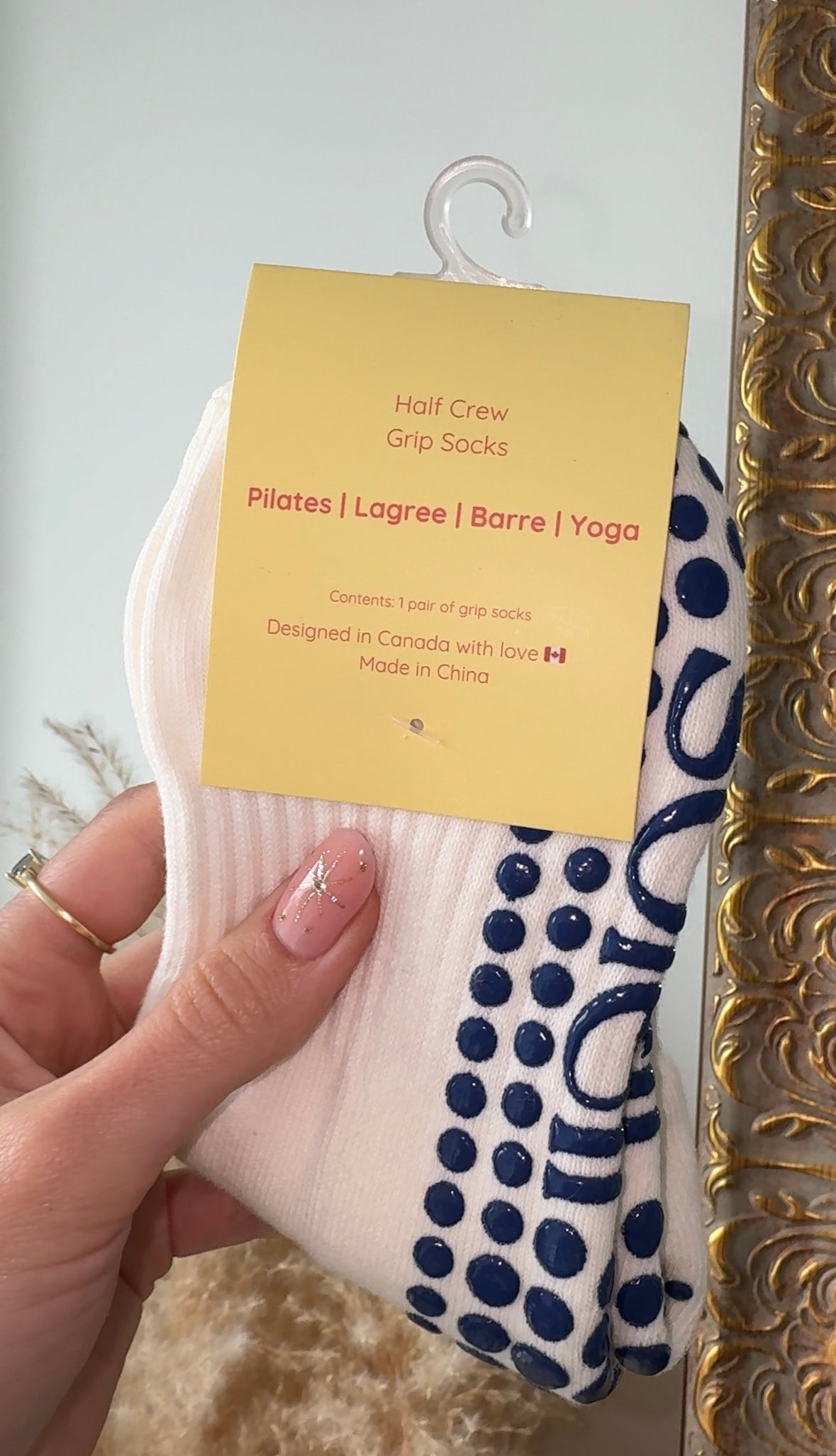 evil eye grippy socks